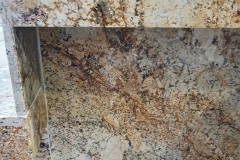 colonial-gold-granite-kitchen-island-warp-around