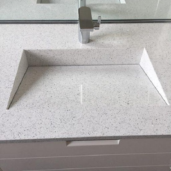 Fregadero Silestone Stellar Blanco