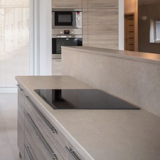 Silestone Coral Clay worktops polished
