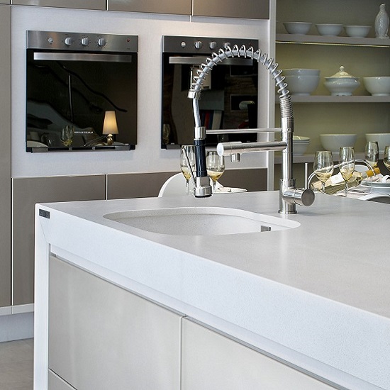 isla Silestone Blanco Norte