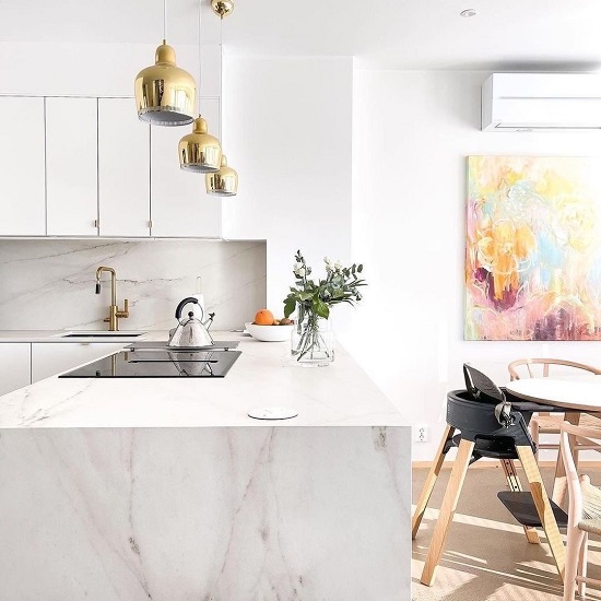 Isla de cocina Dekton Rem