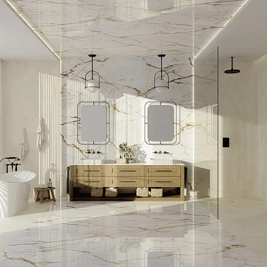 bano con encimeras de Dekton Reverie
