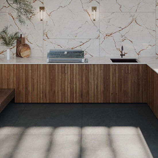 pared en Dekton Reverie Velvet