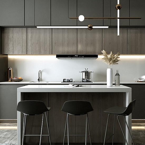 isla de cocina Techlam Basic Ice