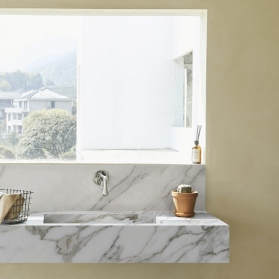 lavabo Neolith Calacatta Royale