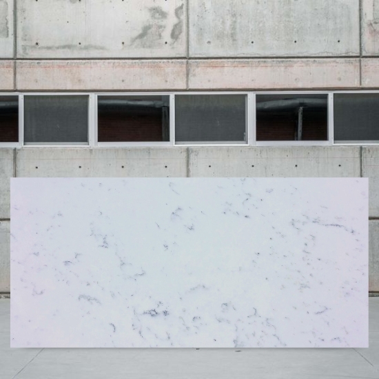 imagen de una tabla de Cuarzo Carrara