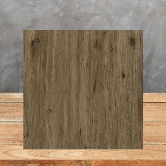 muestra del porelanico efecto madera roble Ascale Boreal Umber