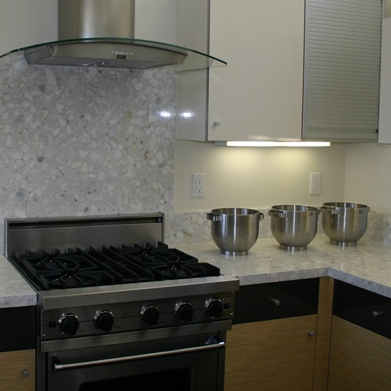 encimera de cocina Terrazo Arabescato Bianco