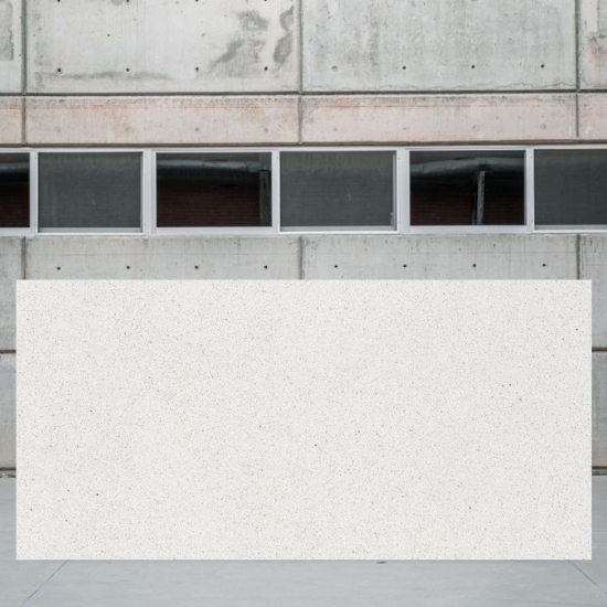 tabla terrazo Bianco Neve