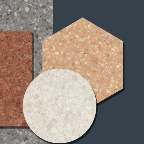 esquema de diseño de Terrazo Brera