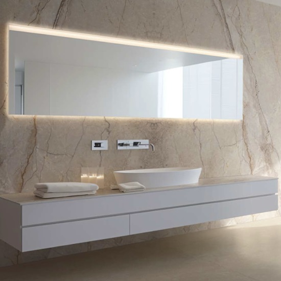 revestimiento de pared porcelánico Techlam Breccia Brown