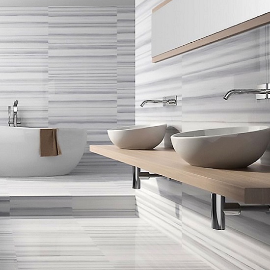 baño de Mármol Blanco Marmara