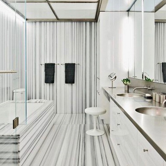 lavabo de Mármol Blanco Marmara