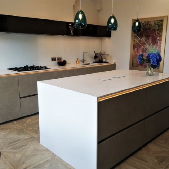 cocina Silestone Miami White 2cm