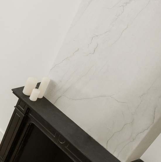 pared cocina Techlam Calacatta White