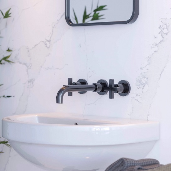 pared de baño Technistone Calacatta Pastino