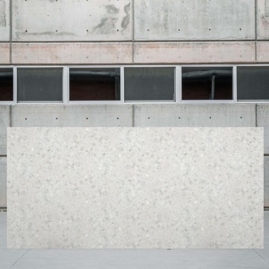tabla de terrazo blanco Doge en marmoleria de Málaga