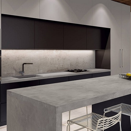 encimera e isla de cocina Ascale Cosmopolita Gray