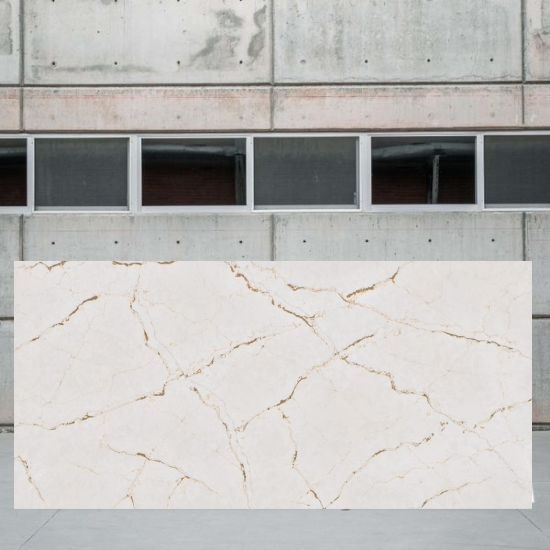 imagen de una placa Silestone Versailles Ivory