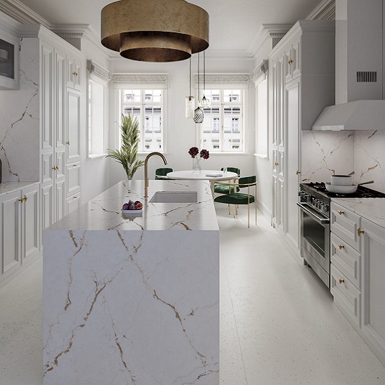 isla de cocina Silestone Versailles Ivory